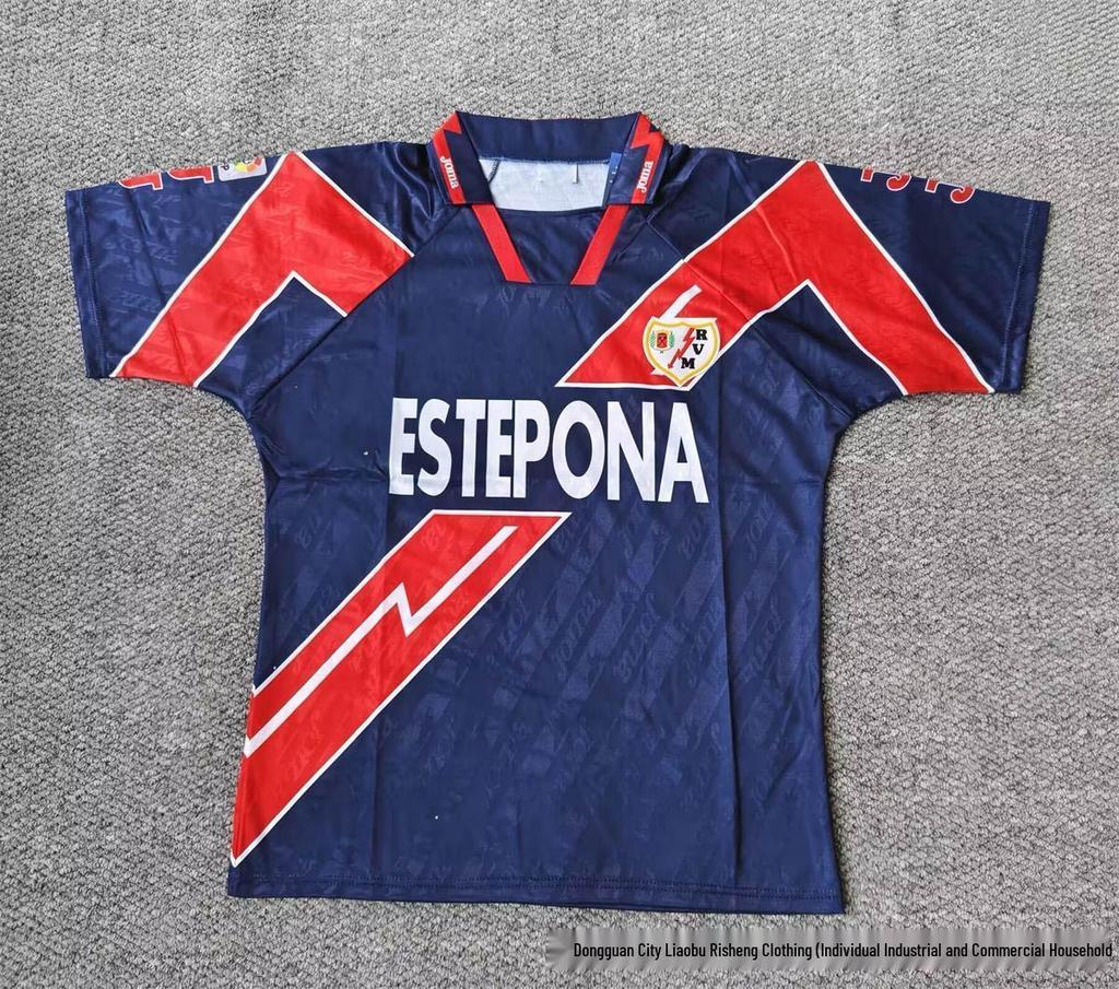 La Liga Retro Short Sleeve Jersey - Real Sociedad, Rayo Vallecano, Malaga, Oviedo Football Kit