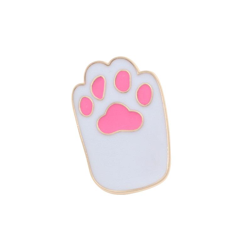 Cute Cat Paw Cartoon Brooch Pin - Japanese Style Corsage for Clothes, Bags, and Backpacks стиль 3
