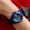 Casio G-SHOCK Series Contrast Color Trend Fashion Dual Display Anti-magnetic Shockproof Waterproof Sports Quartz Movement Resin Strap GA-110MC-2A