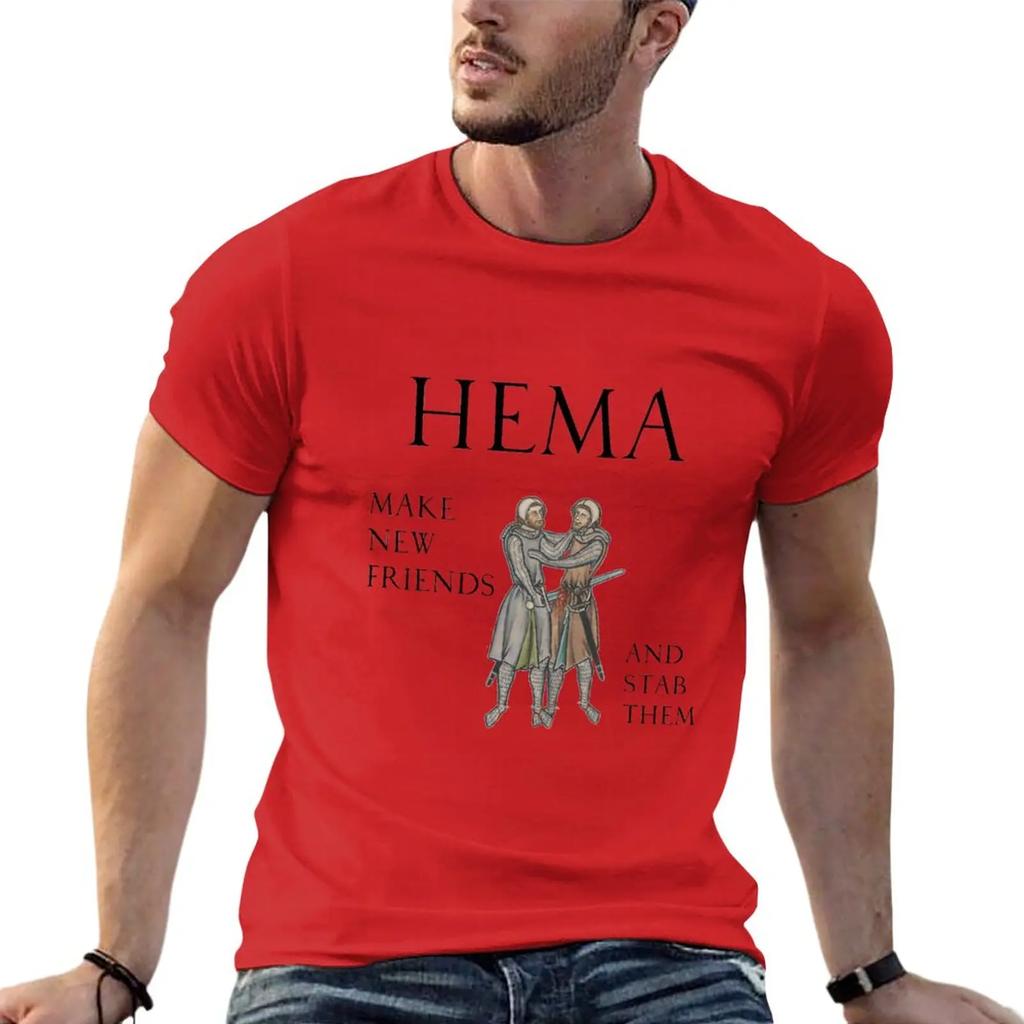 Tops Niedliche Tops Oversized T-Shirt Herren Champion T-Shirts HEMA - Mach neue Freunde und stech sie ab T-Shirt Grafik Oversized Baumwolle