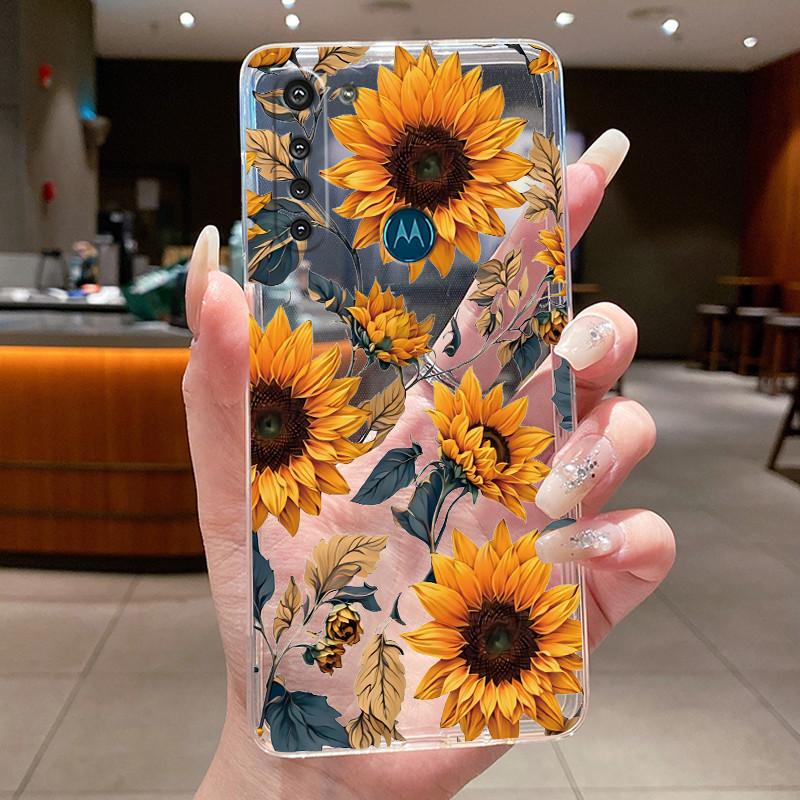 For Motorola Moto G8 Power Soft TPU Clear Shell Unique Cute Painted Casing For Motorola Moto G8 Power Lite Anti-scratch Cover