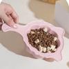 Ceramic Cat Food Water Bowl Solid Color Pet Drinking Feeder Cute Pet Food Bowl  Indoor