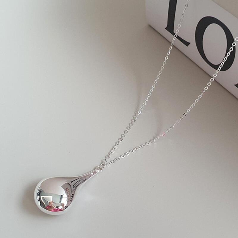 Women's Raindrop Fashion Round Drop Necklace