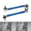 BEVINSEE Verstellbarer Vorderer Stabilisator-Koppelstangen-Satz für BMW E90 E87 E92 E93 E91 E82, Z4 E89, X1 E84, Ersetzt 31356765933, 31356765934