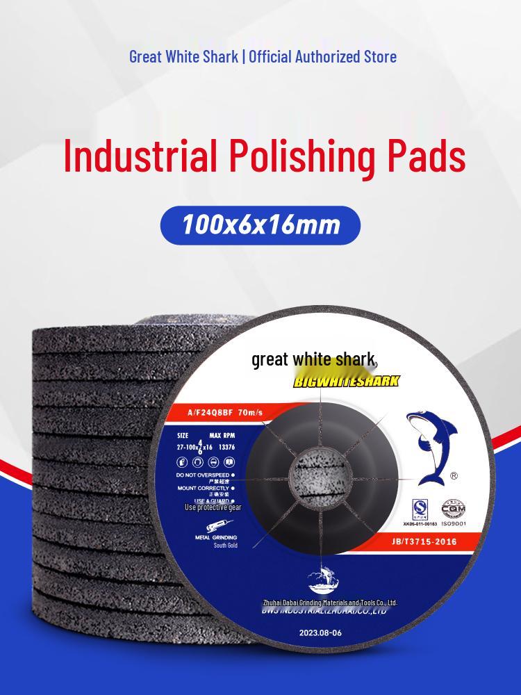 Thickened Polishing and Grinding Pad for Angle Grinders - 100mm Cutting Disc
