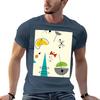 Modern Mid Century  TShirt No Iron Casual Short Sleeve Top