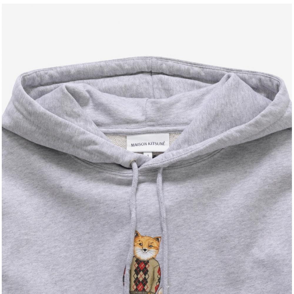 MaiSon KitSune Lm00304km0001 H120 DreSSed Fox Print Men S Hoodie