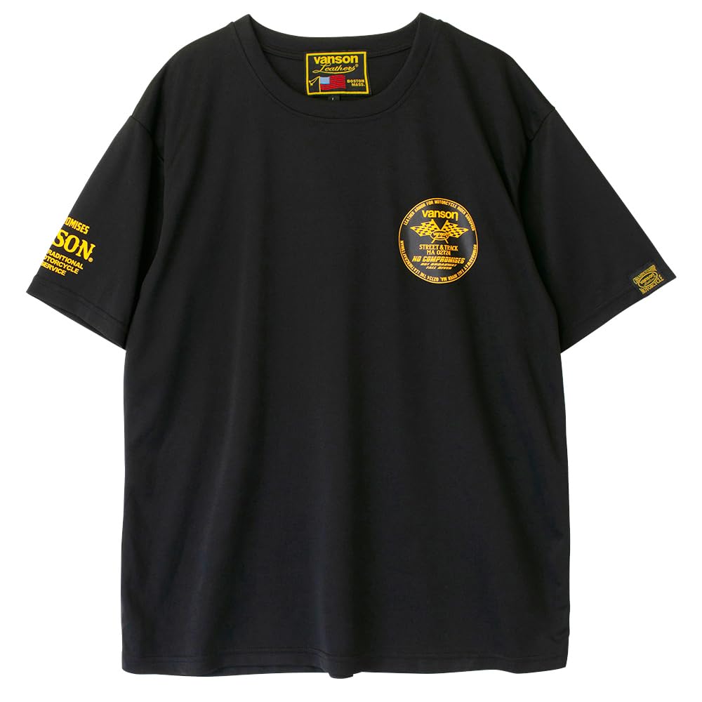 

Vanson Streetwear Mesh T-Shirt, Black