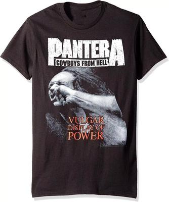 Camiseta unisex de rock con diseño vulgar de poder y banda Stronger