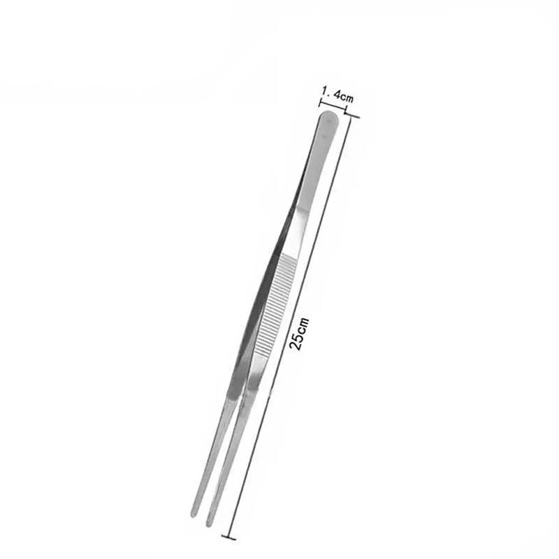 Stainless Steel Food Tongs Barbecue Tongs BBQ Clip Kitchen Clamp Cooking Tweezers Grill Pliers Kitchen Accessories CFQJ006