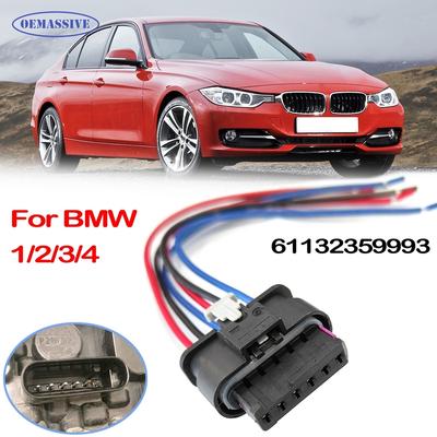 For BMW 1 2 3 4 Series F20 F21 F22 F23 F30 F31 F32 F33 F36 6Pin Rear Tail Light Lamp Connector Pigtail Plug Prewired 61132359993