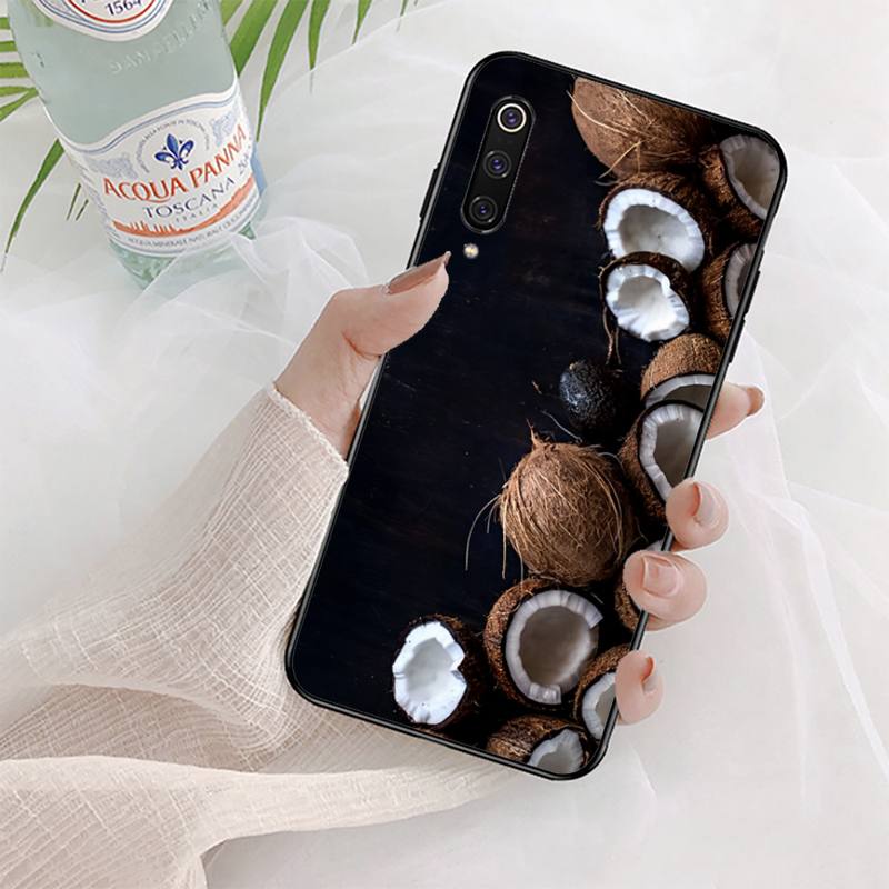 Summer Coconut Phone Case for Xiaomi Mi 5 6 8 9 10 Lite Pro SE Mix 2s 3 F1 Max2 3