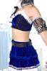 Clearstone SugarWhip Cosplay Christmas Lace Bustier Royal Santa, Blue, Women's