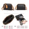 Guangzhou summer new small bag splicing contrasting color shoulder bag medium mother bag messenger bag
