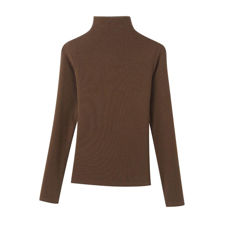 Mark Fairwhale Women's Semi-High Neck Brushed Long Sleeve T-Shirt