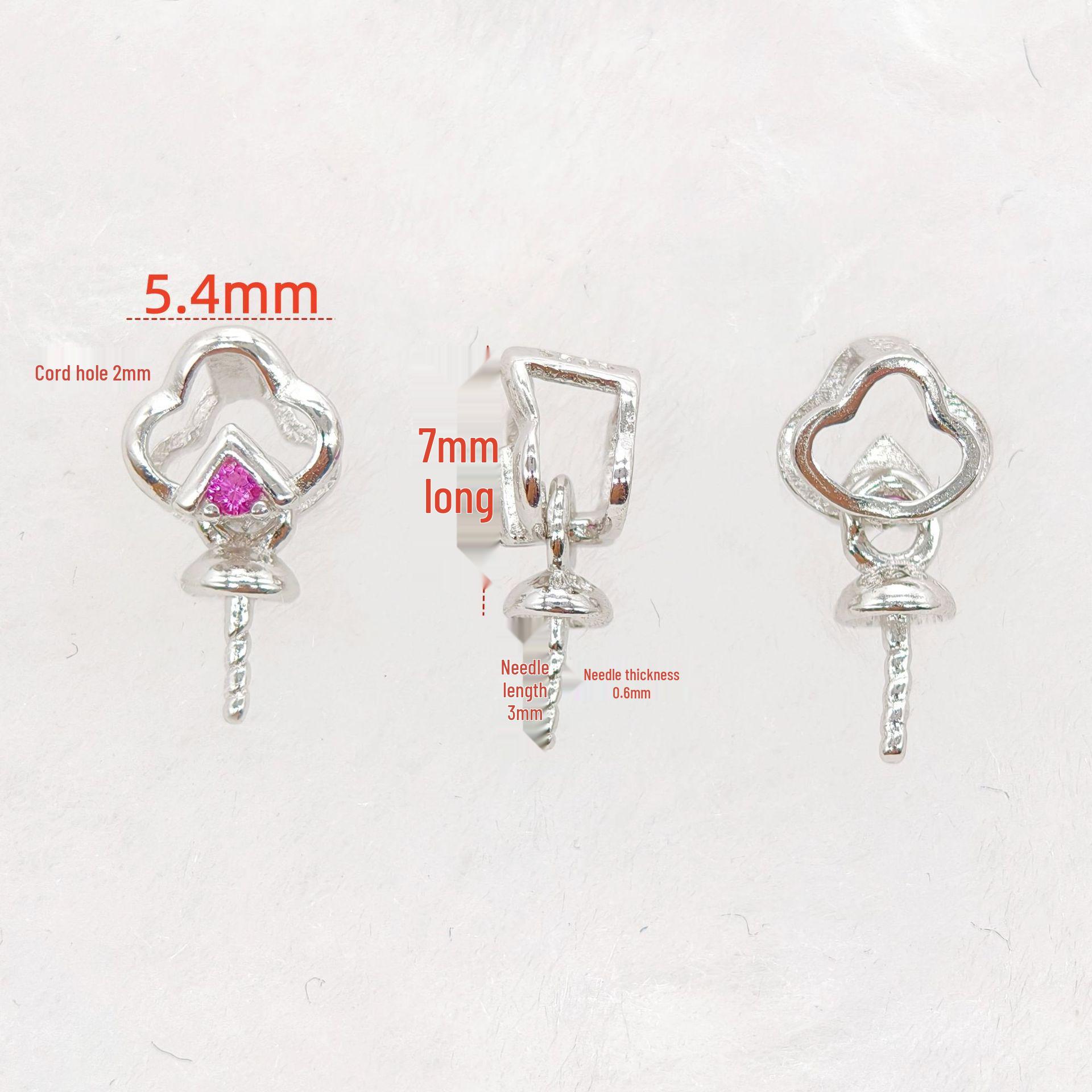 Ожерелье-подвеска с жемчугом из стерлингового серебра S925 Застежка Аксессуар для DIY