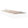 Ottoman Bed Without Mattress White 90x200 Cm Faux Leather
