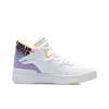 Li Ning Superwave Mid Casual High-Top Sneakers Damen-Sneakers Weiß Lila AGCQ238-3