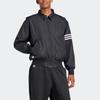 Adidas Originals Three Stripes Polo Short Sleeve Jacket Men Jacket Black JC9908