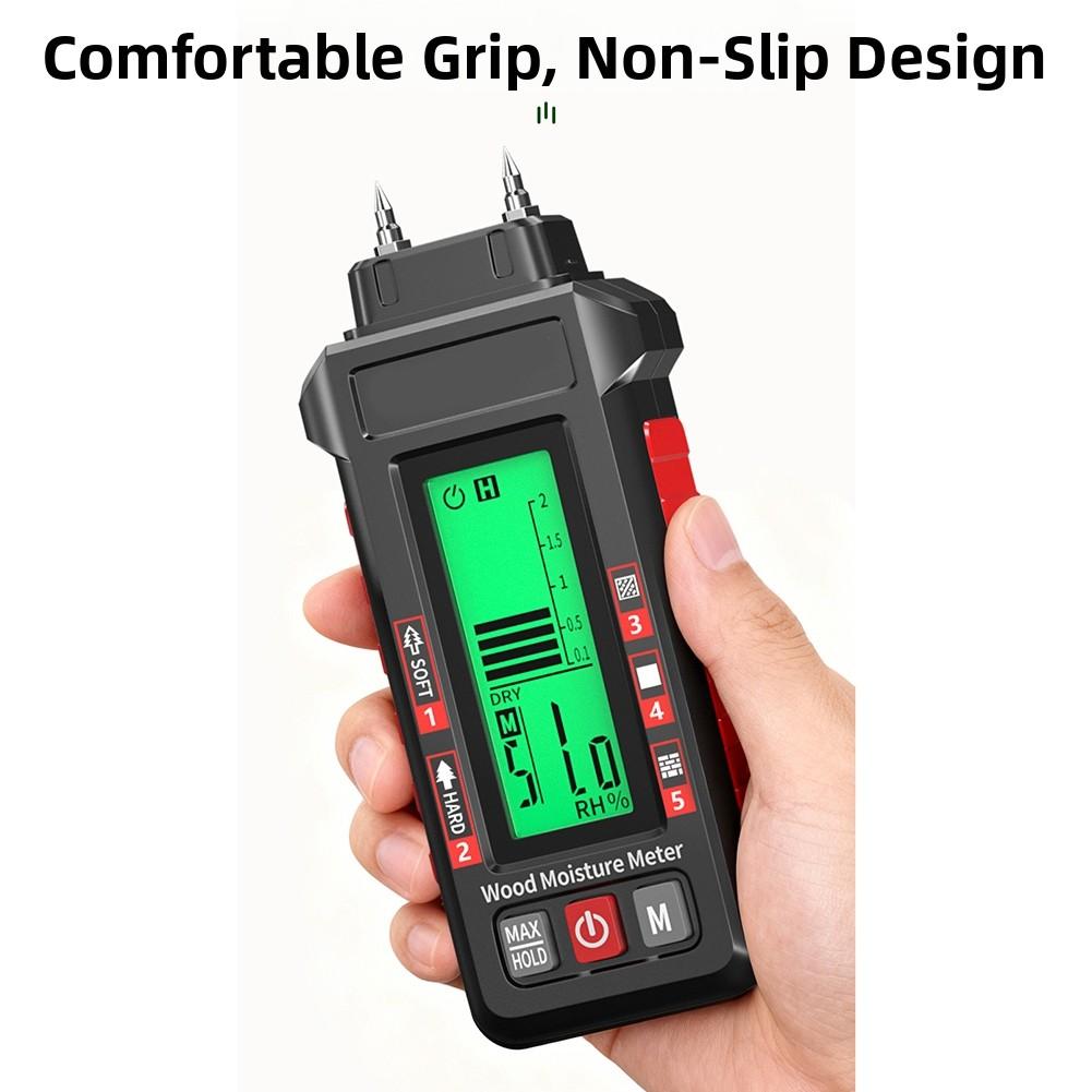 

Cement Moisture Meter Wood Moisture Meter Building Inspection Black Backlit Lcd Moisture Sensor Moisture Meter China Mainland