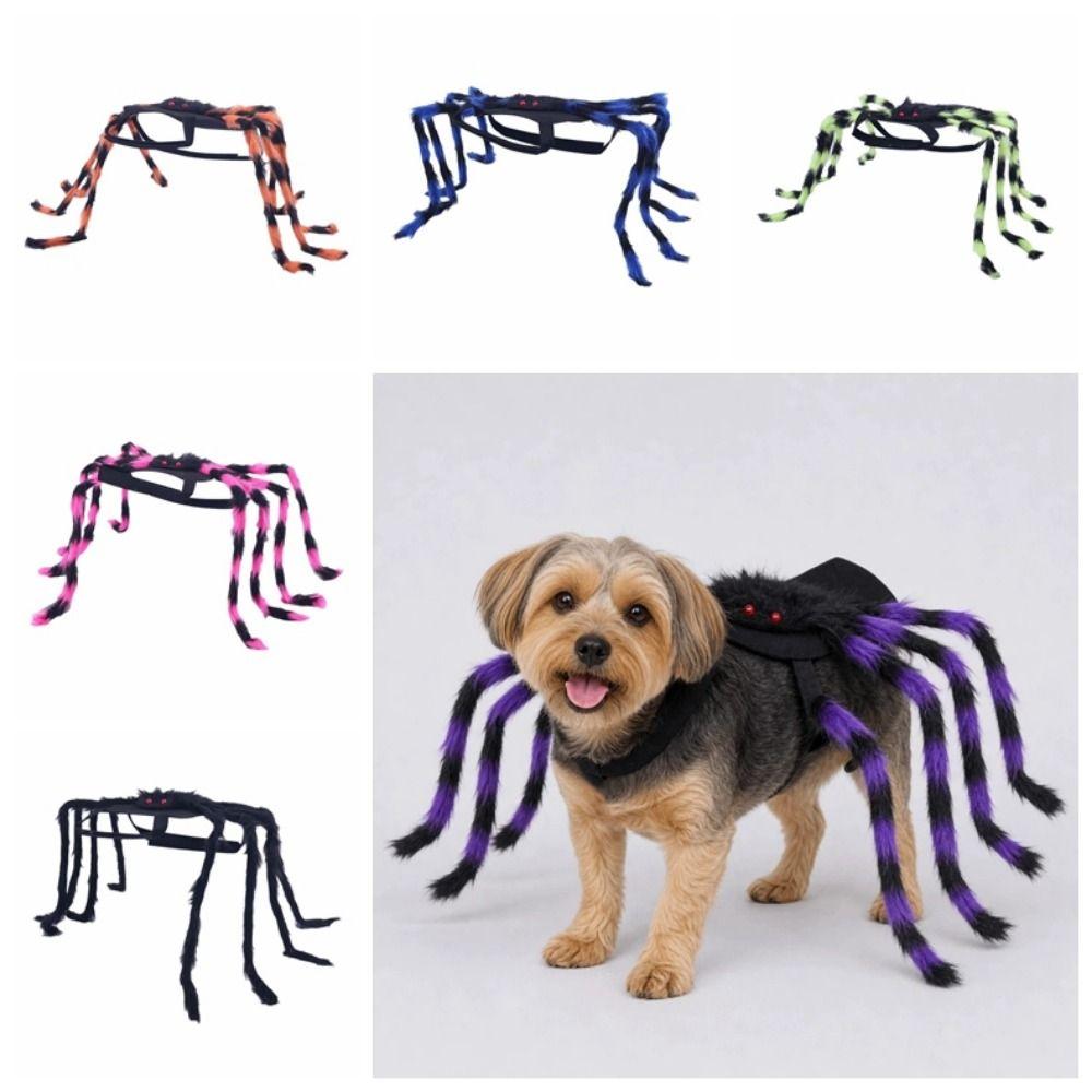 Spider Decoration Pet Spider Costume Furry Cat Cosplay Costume Pet Spider Harness Role Playing