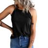 Women Halter Neck Sleeveless Tank Top Solid Color Casual Cami TopHalter Neck