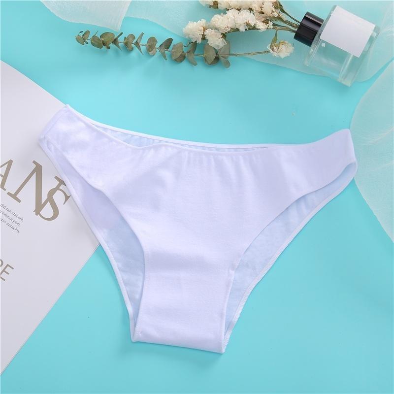 Women's Cotton Briefs In Solid Colors, Sizes M-XXL, High Comfort Fit