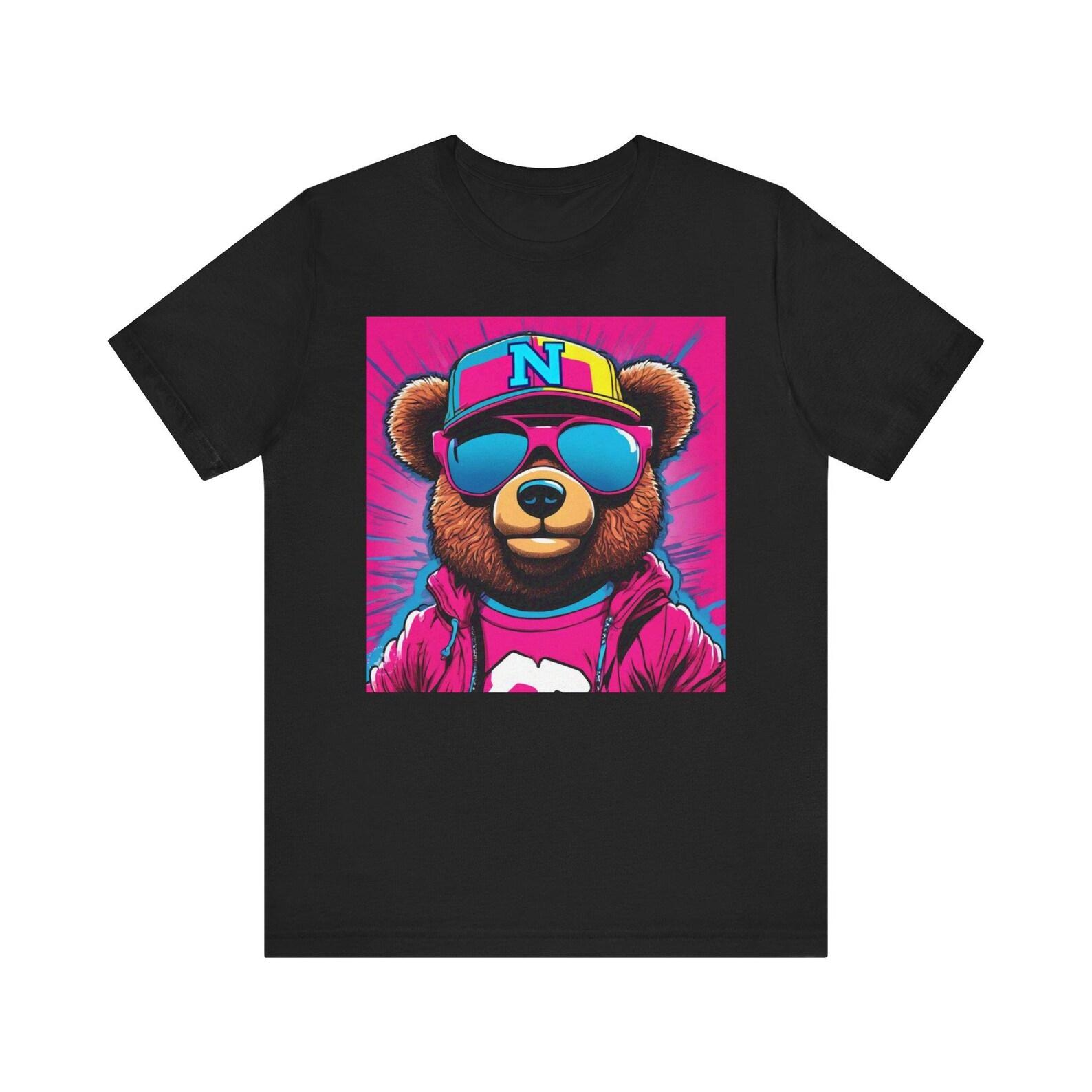 Funny Miami Vice Nery Saenz Bear Tee 160