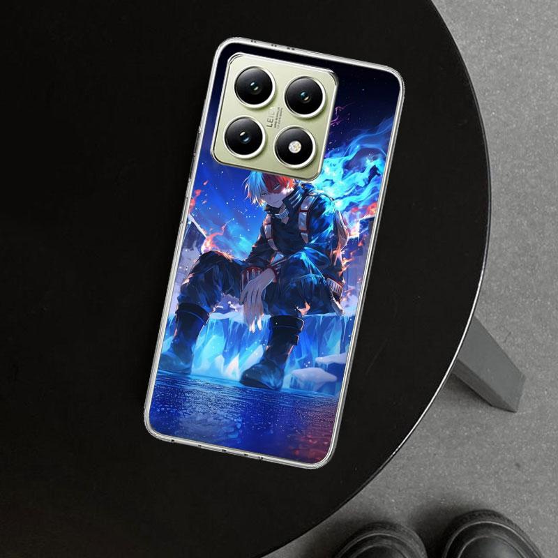Todoroki Shoto MHA My Hero Phone Case Cover for Xiaomi Redmi Note 15 14 13 12 11 Pro Plus 14S 12S 11S 11T 11E 10S 10 Customized