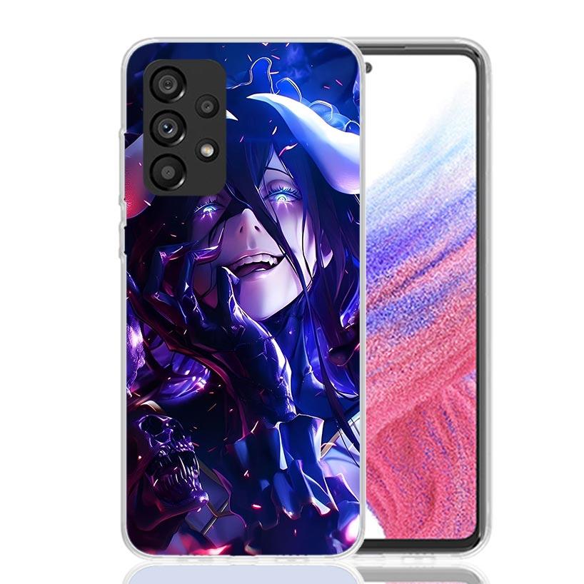 Albedo Overlord Anime Phone Case For Samsung Galaxy A17 A16 A14 A15 A13 A57 A56 A54 A55 A53 A37 A36 A34 A35 A33 A26 A24 A25 A23