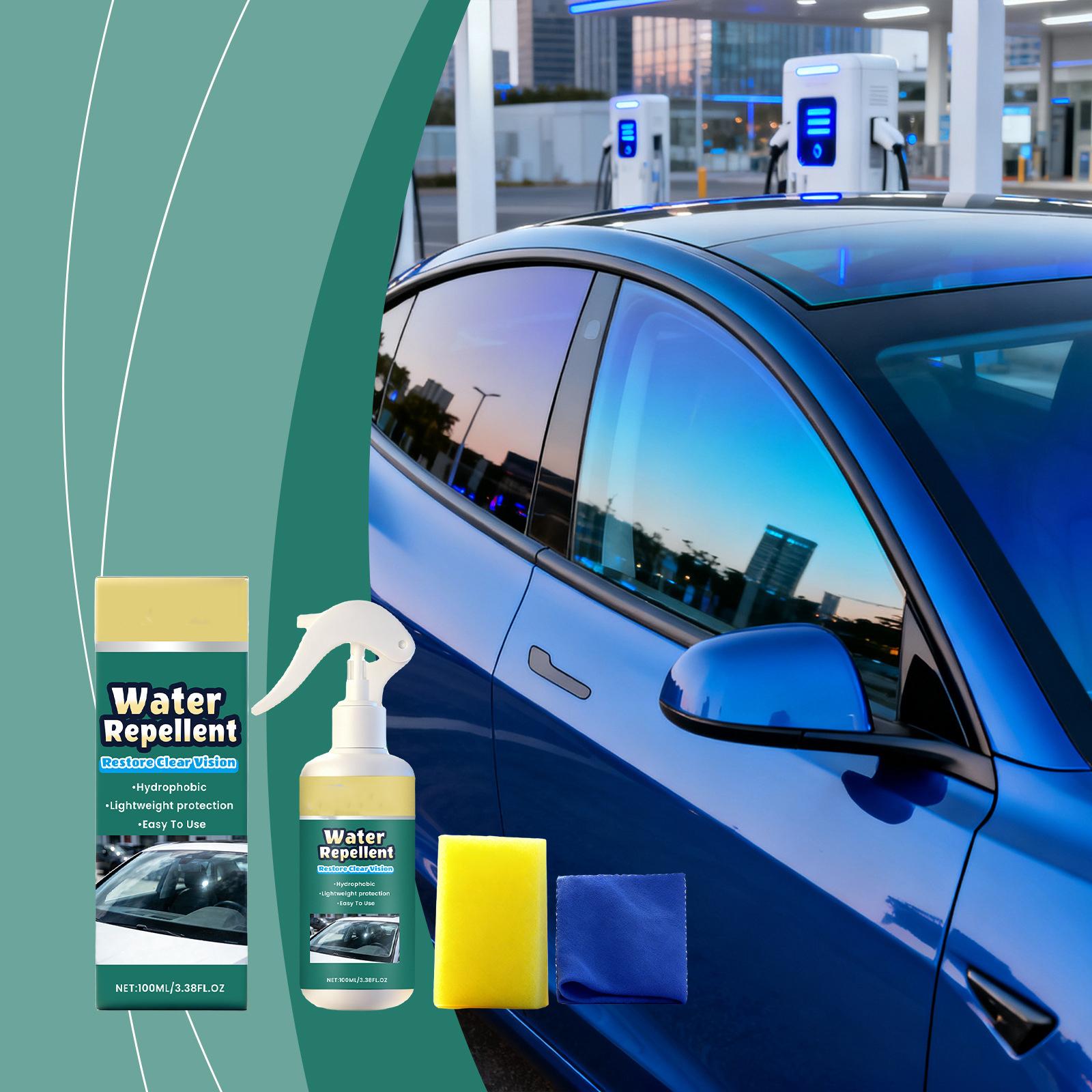 

Car Window Glass Cleaning And Decontamination Spray Set (100ml) one size зелёный