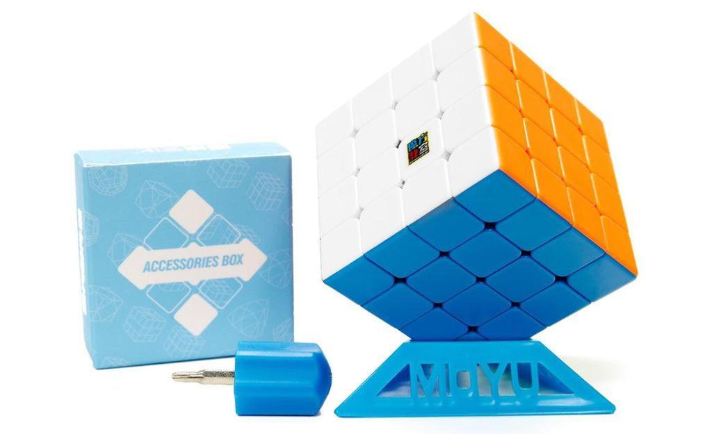 MoYu Meilong 4M Magic Cube, Magnetic Stability, Stickerless, Brain Training, Smooth Rotation, 4x4, Professional Grade