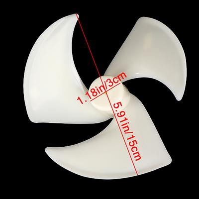 3-flügeliges Kühlschrank-Ersatzteil Lüfterblatt 15cm Durchmesser für BCD-555/556/550/551/553WKM Kühlschrank