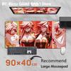 PC Genshin Impact Mavuika High definition printing Mechanical Keyboard XXL Locking Edges accessories Mouse pad Hentai ESports