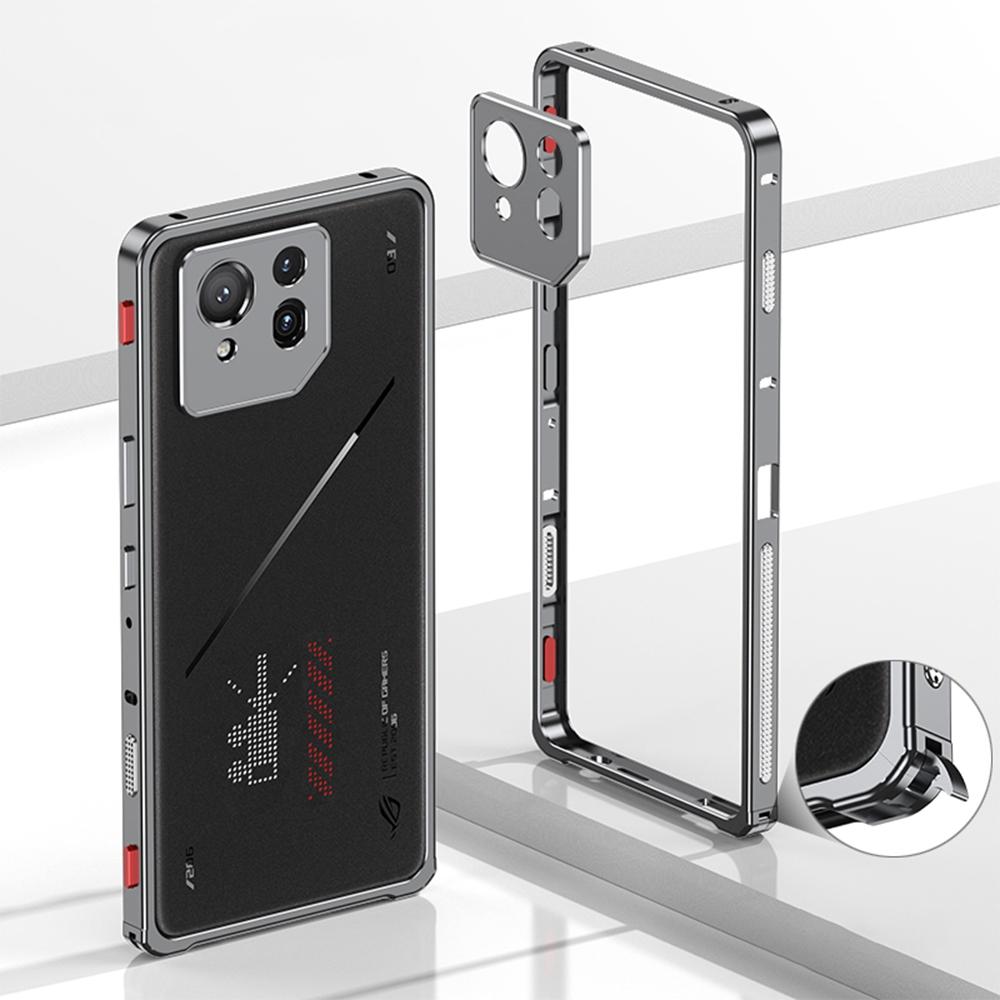 Pro Asus ROG Phone 9 Pro 5G/Phone 9 5G Nárazníky Kovový Rám Kryt pro Odvod Tepla s Ochranným Sklem Objektivu Fotoaparátu