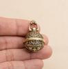 Brass Bell Pendant, Taotie Design, Creative Brass Collar,Retro Pet Accessory.