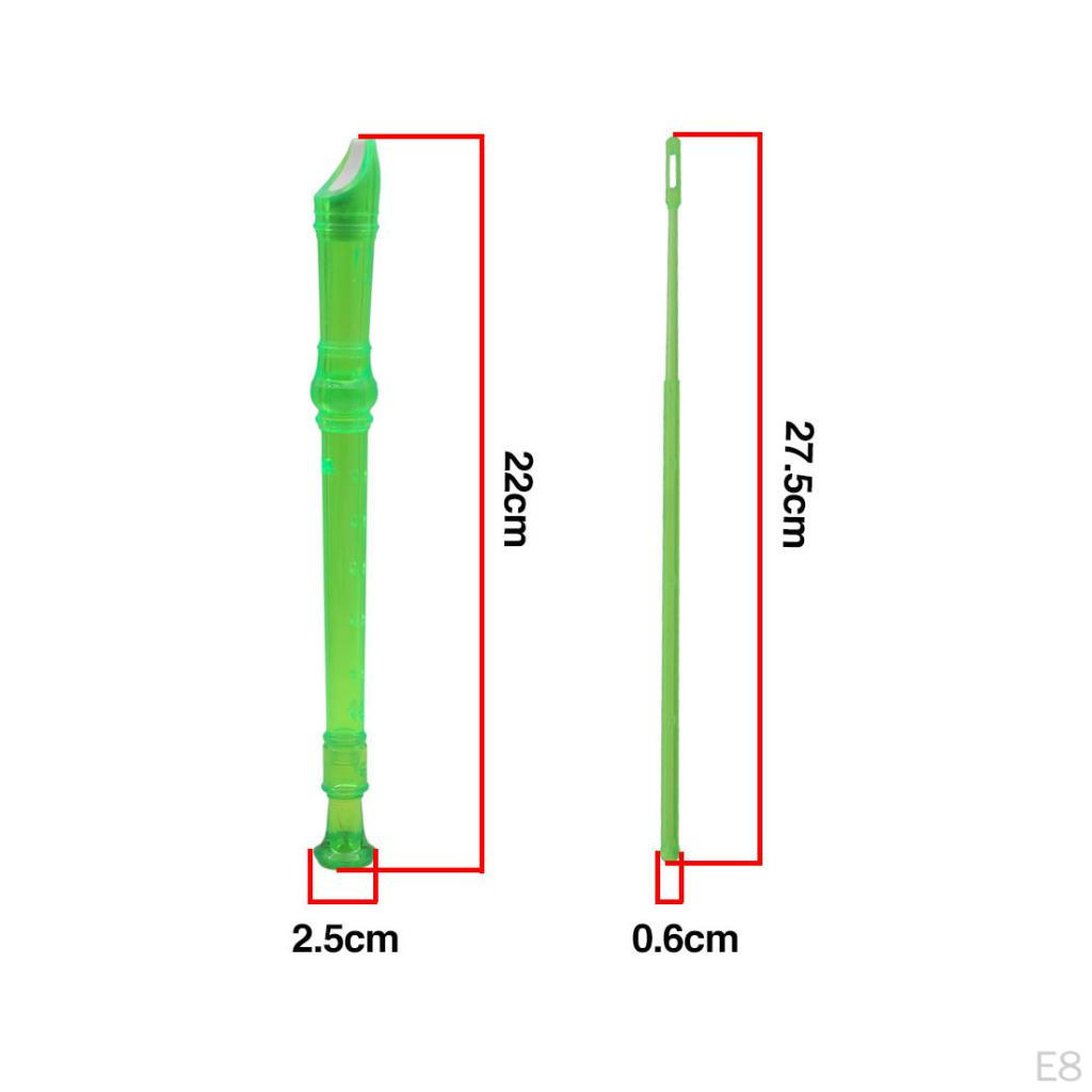 8 Hole Soprano Descent Flute with Cleaning