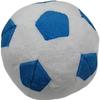 Weicher Plüsch-Fußball Spielzeug, Rot Weiß Gefüllter Fußball, Niedliches Quietschendes Haustier Kauspielzeug für Hunde Katzen, Interaktives Spielzeug Geschenk für Kinder