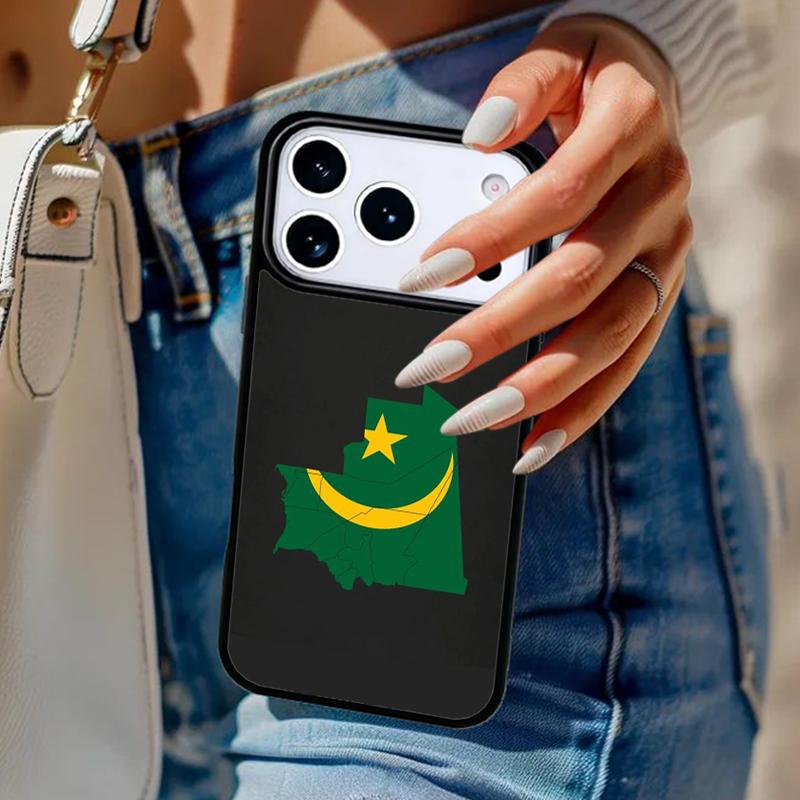 Mauritania Flag Phone Case For iPhone 17 Air 14 15 13 12 Max Cover For Apple 16e 11 Pro Max Plus Coque