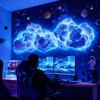 Thunder Cloud Lamp with Bluetooth-compatible APP Music Sync Color Changing Light USB Powered Sound Activated Decor