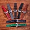 The First Layer Of Needle Pattern Leather Strap Is Suitable For Pena L Sea 18Mm 26Mm Perforated And Breathable Retro Strap.