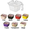 Dust-proof Hair Accessory Storage Box Plastic Laundry Pods Container  Hair Clip Storage