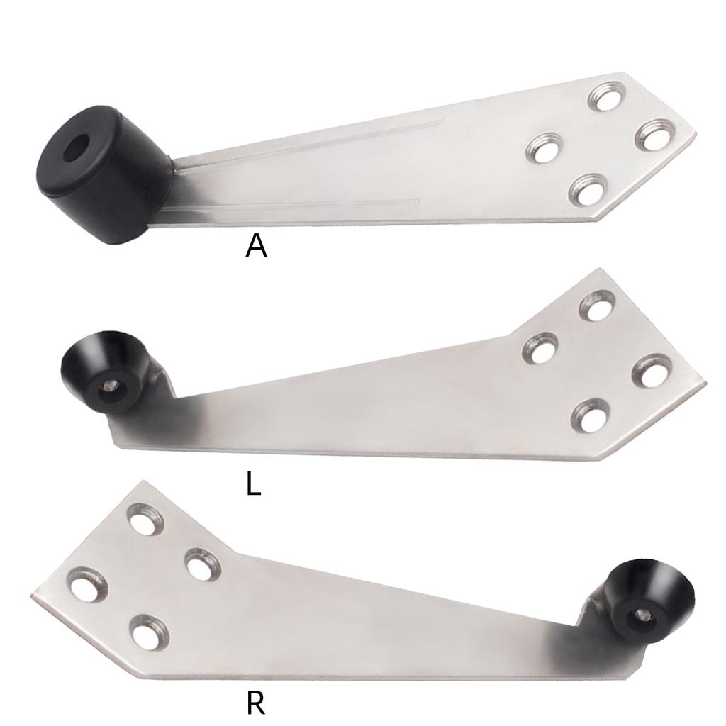 Elegant Floor Door Stop Steel Door Stopper Versatile Metal Doorstop Functional Door Stopper Robusts Door Wedge for Home