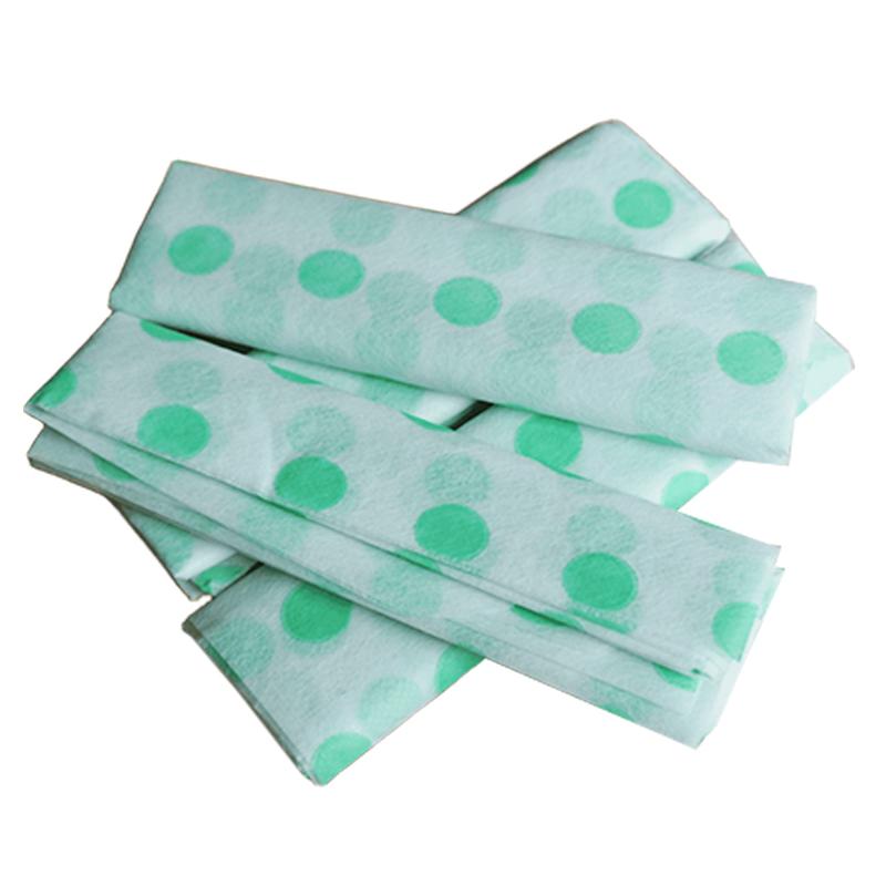 5/10/20PCS Green Dot Printing Toilet Seat Cover Portable Disposable Bacteria-proof Toilet Covers Travel Camping Hotel Supply ZYF