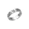 Anelli Originali in Argento 925 Placcato a Doppie Linee per Donne Matrimonio Fidanzamento Anello Vintage da Donna Gioielli Fini per Feste