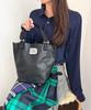 EC Exclusive Mini Tote Bag MISSION TOTE XS ECO LEATHER Limited Shoulder Bag Lightweight Plain Ladies FREE Black 221300672BLKFREE [Fredrik Packers]