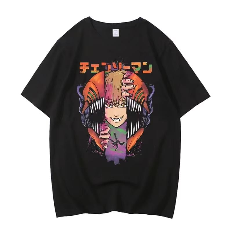 2025 New Women Men T-Shirt Teenage Colorful Aesthetic Digital Hanbok Gothic Hip-Hop 2000s Aesthetic Casual Anime Women's Y2K