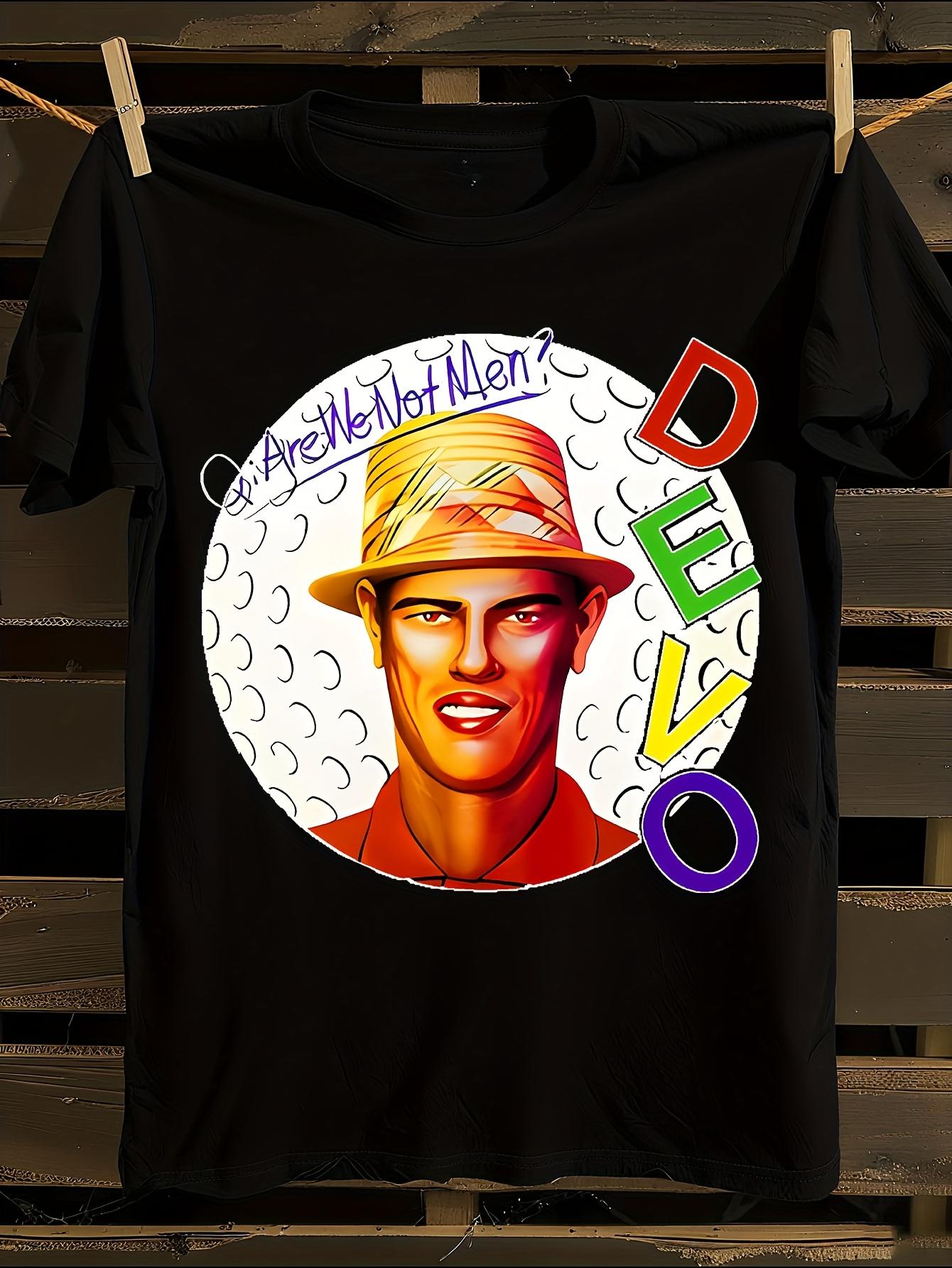 Devo Q Iconic Are We Not Men Album Art Tshirt L