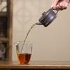 140ml Yixing Purple Clay Teapots Famous Handmade Bamboo Joint Tea Pot Chinese Zisha Teaware Beauty Tea Infuser Kettle Tea Set