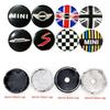 4 Stück 56mm 60mm für MINI F54 F55 F56 F57 F60 Auto Radnabenkappe Emblem Ein Countryman Rademblem Zubehör